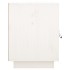 Mesitas de noche 2 uds madera maciza pino blanco 40x34x45