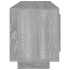 Mueble para TV madera contrachapada gris Sonoma 102x35x45