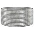 Jardinera arriate acero recubrimiento polvo plata 140x140x68