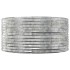 Jardinera arriate acero recubrimiento polvo plata 140x140x68