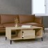 Mesa de centro madera contrachapada roble Sonoma 90x50x36,5