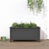 Jardinera madera maciza de pino gris 82,5x40x39