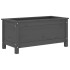 Jardinera madera maciza de pino gris 82,5x40x39