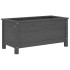 Jardinera madera maciza de pino gris 82,5x40x39