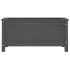 Jardinera madera maciza de pino gris 82,5x40x39