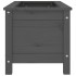 Jardinera madera maciza de pino gris 82,5x40x39