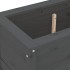 Jardinera madera maciza de pino gris 82,5x40x39