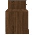 Mueble zapatero madera contrachapada roble marrón 100x42x60
