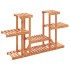 Soporte para flores madera maciza abeto 110x25x73