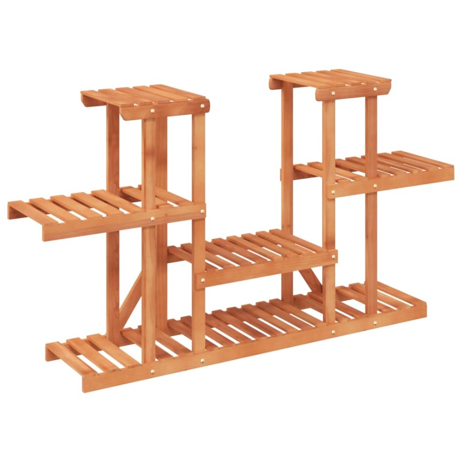 Soporte para flores madera maciza abeto 110x25x73