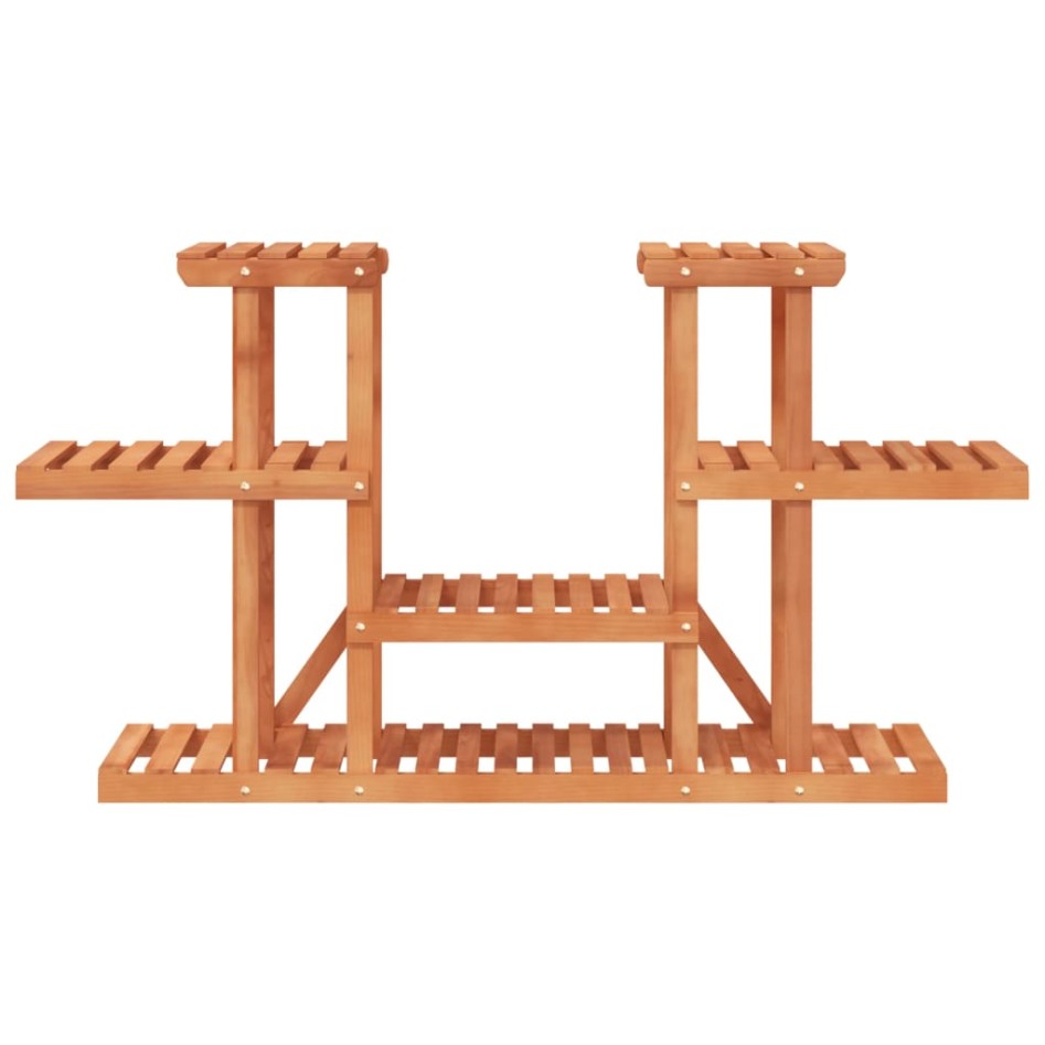 Soporte para flores madera maciza abeto 110x25x73