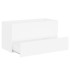 Mueble de lavabo madera de ingeniería blanco 90x38,5x45