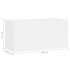 Mueble de lavabo madera de ingeniería blanco 90x38,5x45