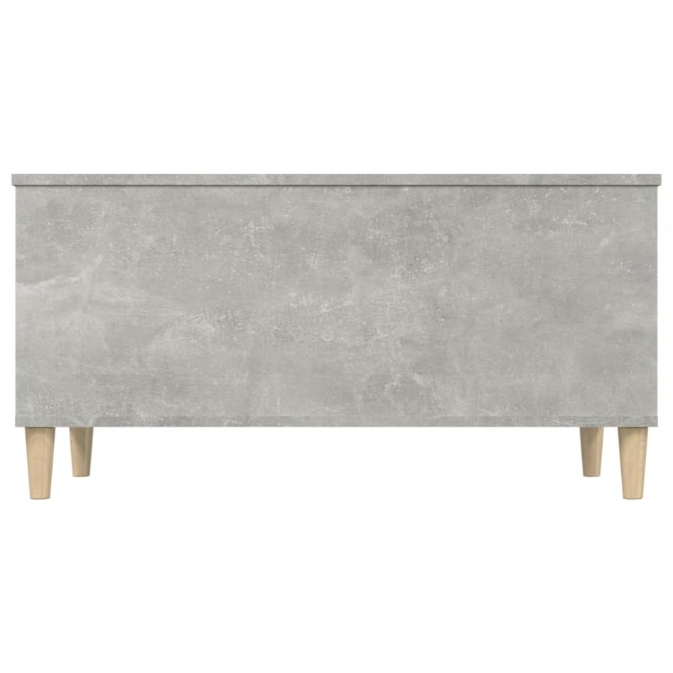Mesa de centro madera contrachapada gris hormigón 90x44,5x45