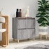 Aparador de madera contrachapada gris Sonoma 60x35x70