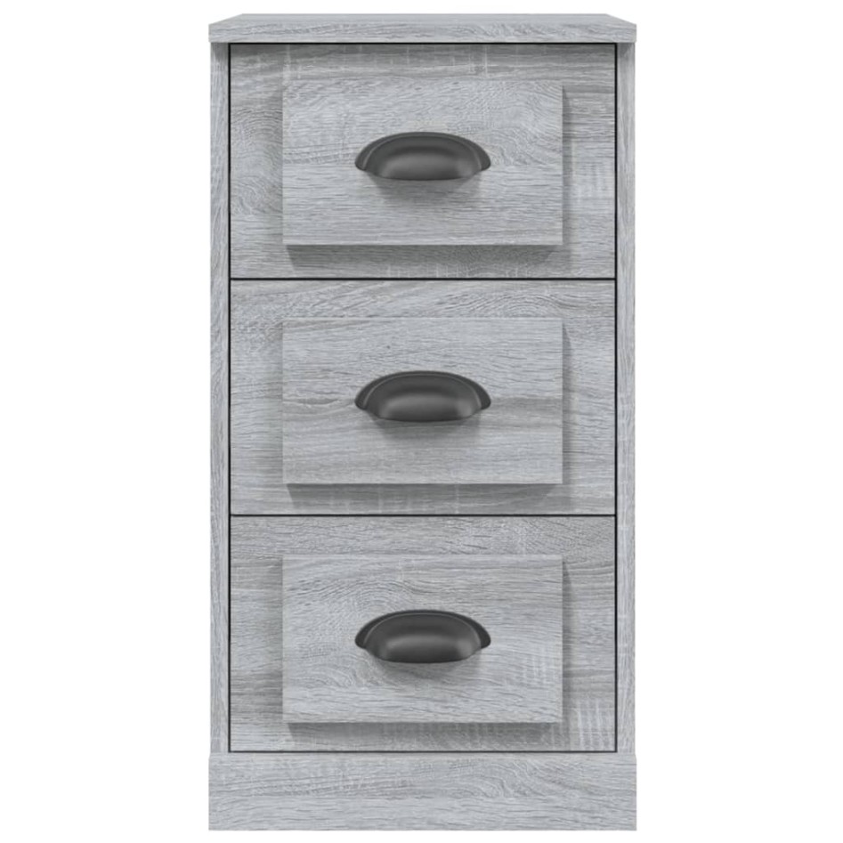 Aparador de madera contrachapada gris Sonoma 36x35,5x67,5