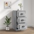 Aparador de madera contrachapada gris Sonoma 36x35,5x67,5