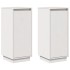 Aparador 2 uds madera maciza de pino blanco 31,5x34x75