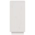 Aparador 2 uds madera maciza de pino blanco 31,5x34x75