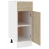Armario inferior madera ingeniería roble 30x46x81,5