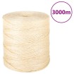 Cuerda 100% sisal 2 mm 3000 m