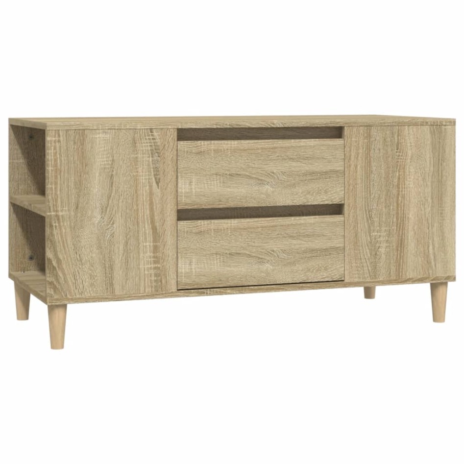 Mueble para TV madera contrachapada roble Sonoma 102x44,5x50