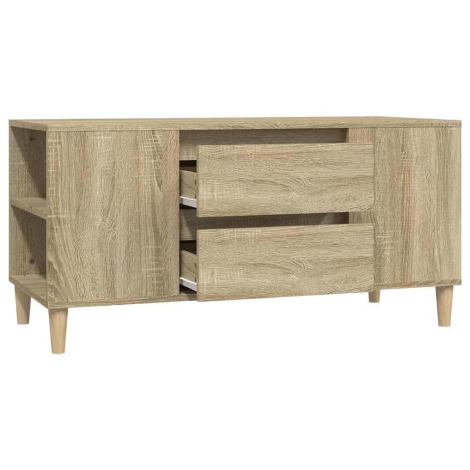 Mueble para TV madera contrachapada roble Sonoma 102x44,5x50