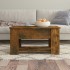 Mesa de centro madera de ingeniería roble ahumado 79x49x41
