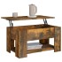 Mesa de centro madera de ingeniería roble ahumado 79x49x41