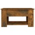 Mesa de centro madera de ingeniería roble ahumado 79x49x41