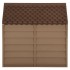 Caseta para perros marrón PP 71x71,5x68