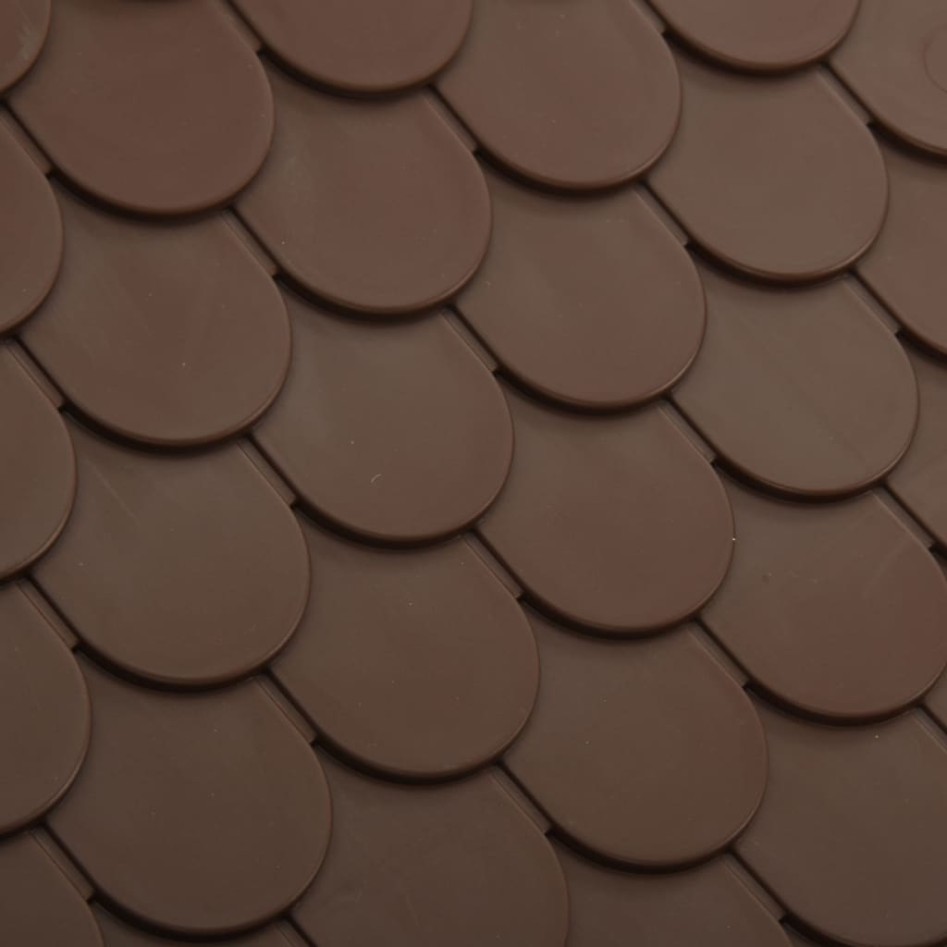 Caseta para perros marrón PP 71x71,5x68