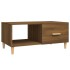 Mesa de centro madera de ingeniería roble marrón 89,5x50x40
