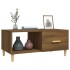 Mesa de centro madera de ingeniería roble marrón 89,5x50x40