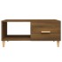 Mesa de centro madera de ingeniería roble marrón 89,5x50x40