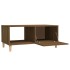 Mesa de centro madera de ingeniería roble marrón 89,5x50x40
