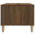 Mesa de centro madera de ingeniería roble marrón 89,5x50x40