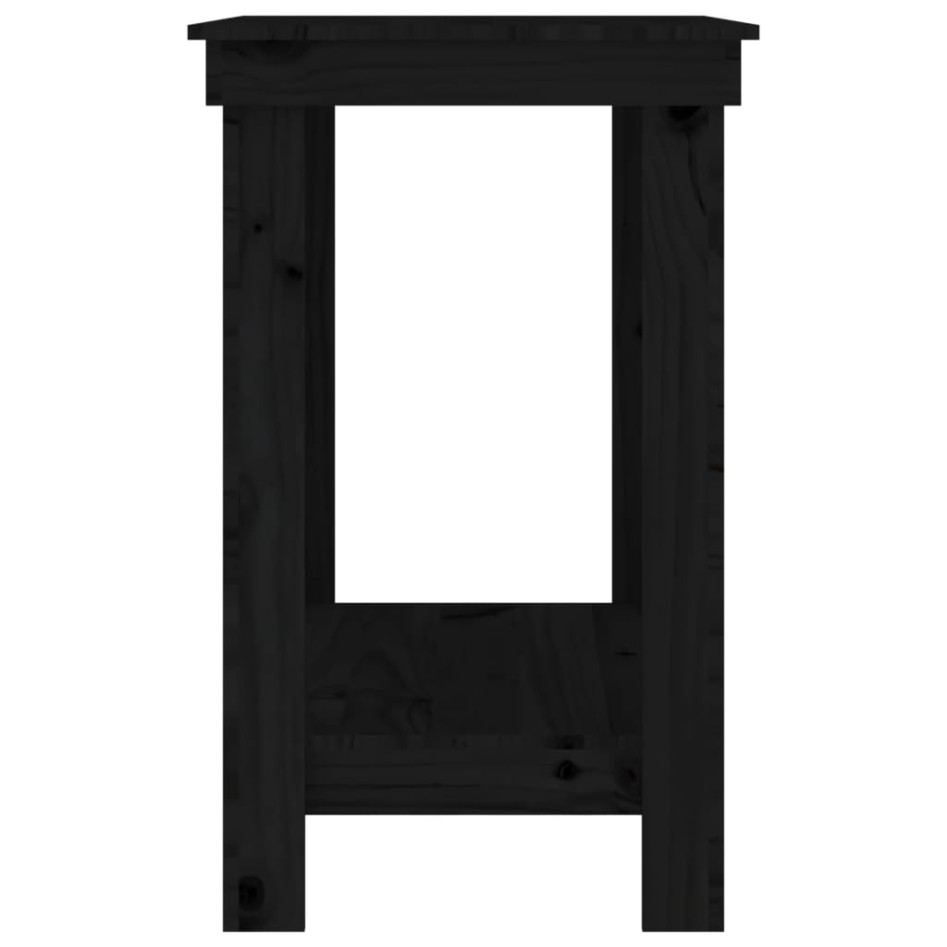 Banco de trabajo de madera maciza de pino negro 80x50x80