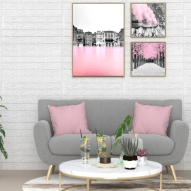 Papel pintado autoadhesivo ladrillos 3D 20 unidades