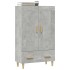 Aparador de madera contrachapada gris hormigón 70x31x115