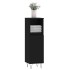 Armario de baño madera contrachapada negro 30x30x100