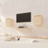 Armario de pared 2 uds madera maciza de pino 30x30x40