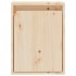 Armario de pared 2 uds madera maciza de pino 30x30x40