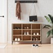 Zapatero madera de ingeniería roble Sonoma 100x35x70 cm
