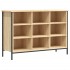 Zapatero madera de ingeniería roble Sonoma 100x35x70