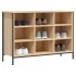 Zapatero madera de ingeniería roble Sonoma 100x35x70