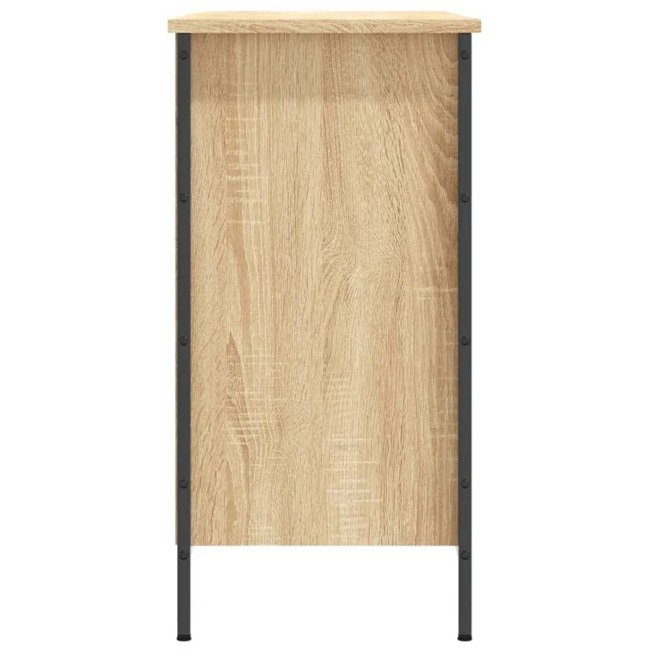 Zapatero madera de ingeniería roble Sonoma 100x35x70