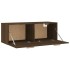 Armario pared madera contrachapada marrón roble 100x36,5x35