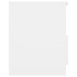 Mesitas de noche 2 uds madera contrachapada blanco 40x40x50