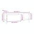 Mesa de centro madera contrachapada marrón roble 90x50x36,5